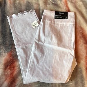 White 4 p pants